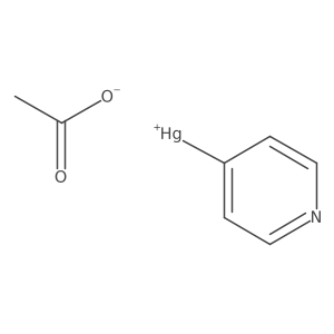 4-(Acetoxymercuri)pyridine Structure