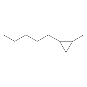 (1R,2R)-1-Methyl-2-pentylcyclopropane结构式