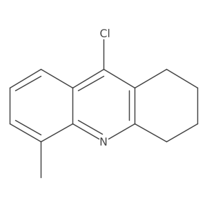 9-Chloro-5-methyl-1,2,3,4-tetrahydroacridine结构式