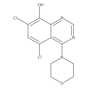 5,7-Dichloro-4-morpholin-4-ylquinazolin-8-ol Structure