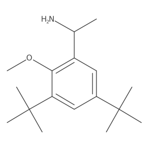 (I+/-S)-3,5-Bis(1,1-dimethylethyl)-2-methoxy-I+/--methylbenzenemethanamine Structure