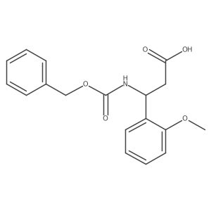 3-{[(Benzyloxy)carbonyl]amino}-3-(2-methoxyphenyl)propanoic acid Structure
