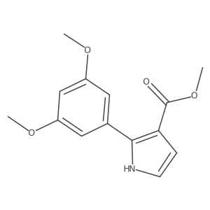 Methyl 2-(3,5-dimethoxyphenyl)-1H-pyrrole-3-carboxylate Structure