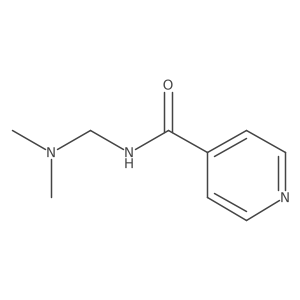 N-[(dimethylamino)methyl]pyridine-4-carboxamide结构式