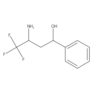 (1S,3R)-3-amino-4,4,4-trifluoro-1-phenylbutan-1-ol Structure