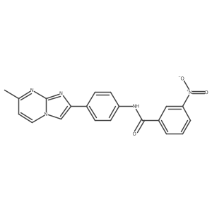 N-(4-{7-methylimidazo[1,2-a]pyrimidin-2-yl}phenyl)-3-nitrobenzamide Structure