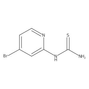 Thiourea, N-(4-bromo-2-pyridinyl)- Structure
