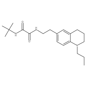 N1-(tert-butyl)-N2-(2-(1-propyl-1,2,3,4-tetrahydroquinolin-6-yl)ethyl)oxalamide结构式