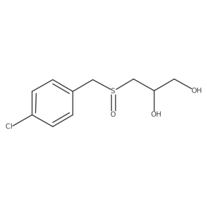 3-[(4-Chlorobenzyl)sulfinyl]-1,2-propanediol Structure