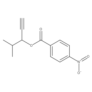 1-Pentyn-3-ol, 4-methyl-, 3-(4-nitrobenzoate) Structure