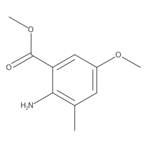 Methyl 2-amino-5-methoxy-3-methylbenzoate Structure