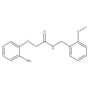 2-(2-Aminophenoxy)-N-[(2-methoxyphenyl)methyl]acetamide Structure