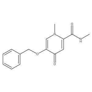 5-(benzyloxy)-N,1-dimethyl-4-oxo-1,4-dihydropyridine-2-carboxamide Structure