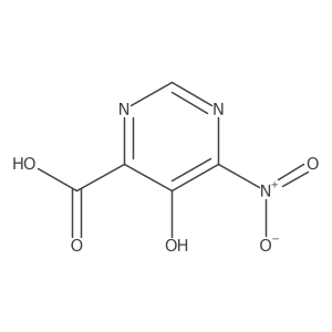 5-Hydroxy-6-nitropyrimidine-4-carboxylic acid结构式