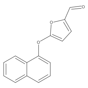 5-(Naphthalen-1-yloxy)furan-2-carbaldehyde结构式