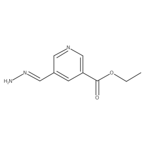 Ethyl 5-(aminoiminomethyl)-3-pyridinecarboxylate结构式