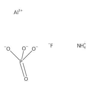 Aluminum ammonium fluoride phosphate结构式