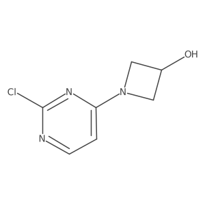 1-(2-Chloropyrimidin-4-yl)azetidin-3-ol Structure
