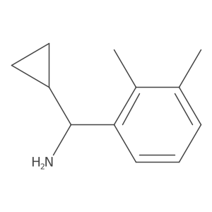(S)-cyclopropyl(2,3-dimethylphenyl)methanamine结构式