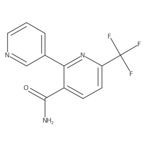 2-(Pyridin-3-yl)-6-(trifluoromethyl)nicotinamide Structure