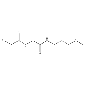 2-[(2-Bromoacetyl)amino]-N-(3-methoxypropyl)acetamide结构式