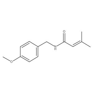 n-(4-Methoxybenzyl)-3-methylbut-2-enamide Structure