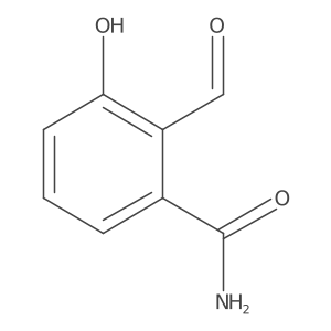 2-Formyl-3-hydroxybenzamide结构式