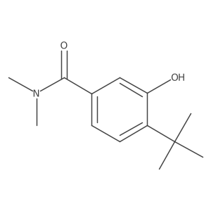 4-Tert-butyl-3-hydroxy-N,N-dimethylbenzamide结构式