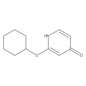 2-(Cyclohexyloxy)pyridin-4-OL结构式