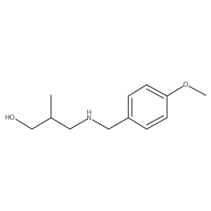 3-(4-Methoxy-benzylamino)-2-methyl-propan-1-ol结构式
