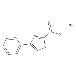 Sodium 4-phenyl-1,3-thiazole-2-carboxylate Structure