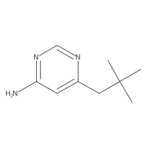6-(2,2-Dimethylpropyl)pyrimidin-4-amine结构式