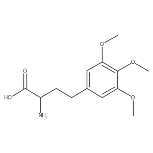 (R)-2-Amino-4-(3,4,5-trimethoxyphenyl)butanoic acid结构式