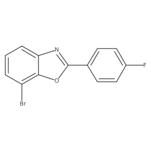 7-Bromo-2-(4-fluorophenyl)benzoxazole结构式