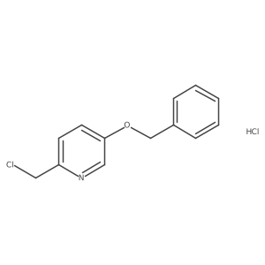 5-Benzyloxy-2-chloromethylpyridine hydrochloride结构式