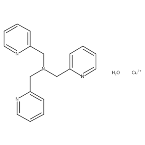 (TB-5-13)-Aqua[N,N-bis[(2-pyridinyl-|EN)methyl]-2-pyridinemethanamine-|EN1,|EN2]copper(2+) Structure