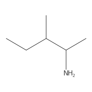 (2s)-3-Methylpentan-2-amine Structure