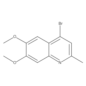 4-Bromo-6,7-dimethoxy-2-methylquinoline Structure