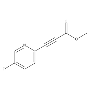 Methyl 3-(5-fluoropyridin-2-YL)prop-2-ynoate Structure