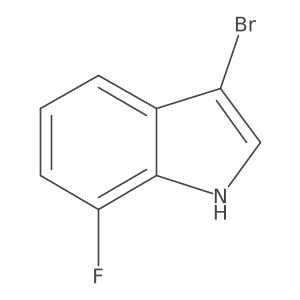 3-Bromo-7-fluoro-1H-indole Structure