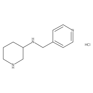 (S)-N-(pyridin-4-ylmethyl)piperidin-3-amine hydrochloride结构式