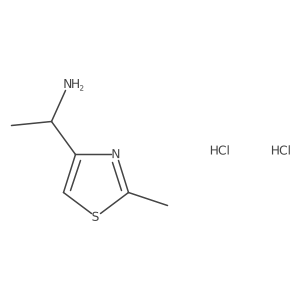 (1S)-1-(2-methyl-1,3-thiazol-4-yl)ethan-1-amine dihydrochloride结构式
