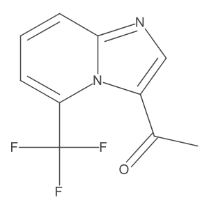 1-(5-(Trifluoromethyl)imidazo[1,2-a]pyridin-3-yl)ethanone结构式