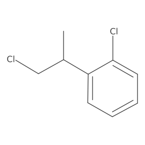 1-Chloro-2-(1-chloropropan-2-yl)benzene结构式
