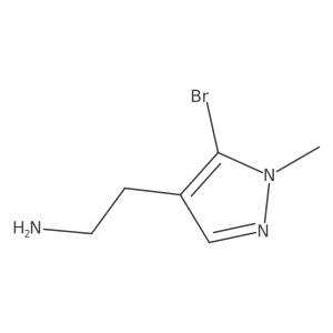 2-(5-bromo-1-methyl-1H-pyrazol-4-yl)ethan-1-amine Structure