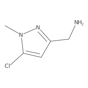 (5-Chloro-1-methyl-1h-pyrazol-3-yl)methanamine结构式