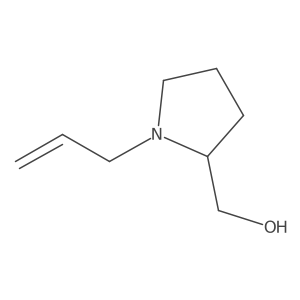 [(2R)-1-allylpyrrolidin-2-yl]methanol结构式