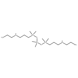 Poly[oxy(dimethylsilylene)], I+/--[[3-[(2-aminoethyl)amino]propyl]dimethylsilyl]-I-[[[3-[(2-aminoethyl)amino]propyl]dimethylsilyl]oxy]- Structure