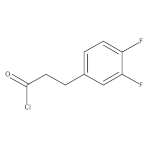 3-(3,4-Difluorophenyl)propanoyl chloride Structure