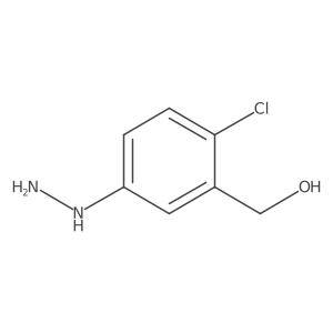 (2-Chloro-5-hydrazinylphenyl)methanol结构式